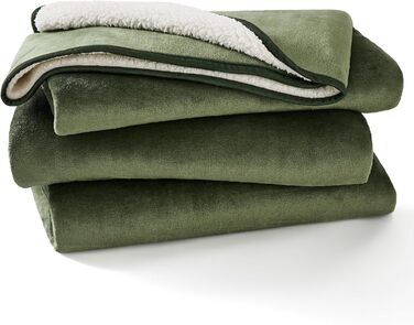 Водонепроникний коврик для собак Lesure, великі породи - 100x120 см, Outdoor, миючий, захист дивану з Sherpa Fleece, для котів, (XL (127x152 см), оливковий)