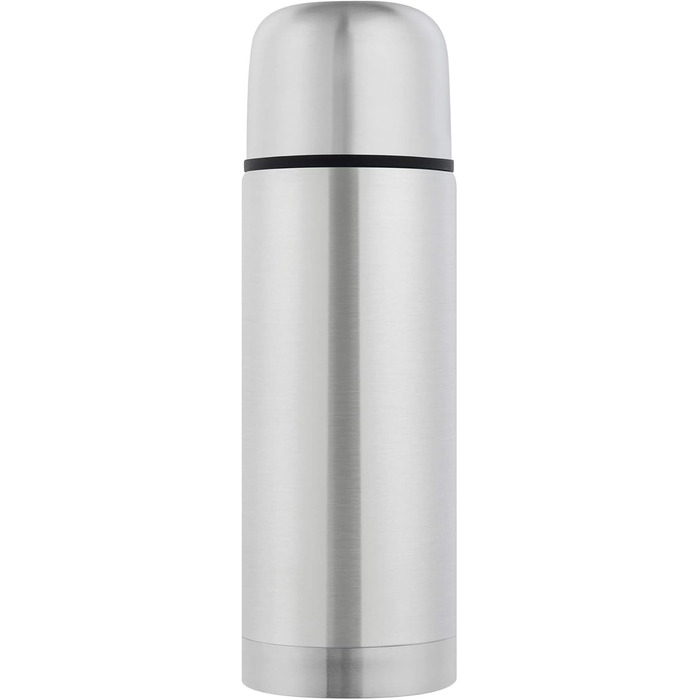 Термос Gräwe з нержавіючої сталі, 350 мл, срібний. Термокружка-термос з кришкою-чашкою, для подорожей, миється в посудомийній машині