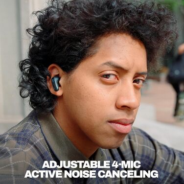 Навушники Skullcandy Rail ANC: бездротові, з активним шумозаглушенням, чорні