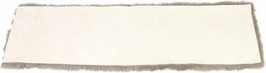 Faux Fur Table Runners, Table Toppers, Centerpieces (beige-brown, 30x120 cm)