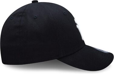Кепка New Era 9Forty League Essential MLB - універсальний розмір, чорний/білий логотип (Yankees, Dodgers, Braves)