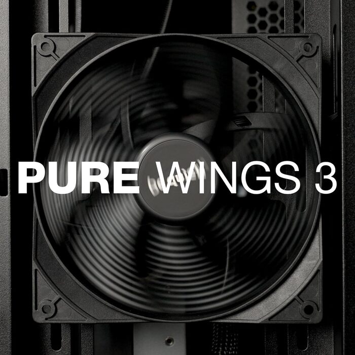 Корпус для ПК be quiet! Pure Base 501 Airflow Black з 2 вентиляторами Pure Wings 3 140mm PWM, USB 3.2 Gen 2 Type C