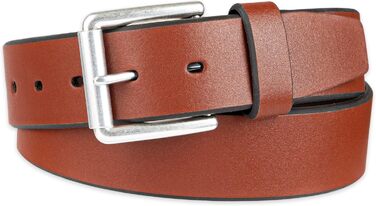 Чоловічий шкіряний ремінь Dockers з пряжкою, колір: бежевий