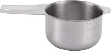 Set of 14 measuring cups and spoons with graduated measuring spoons for baking, measuring spoons made of food-grade stainless steel with a narrow head