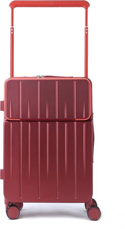 Тролей для подорожей Gorilla Hartschalen з відділенням для ноутбука та TSA замком (Бордовий)