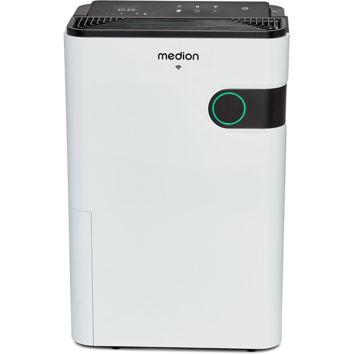 MEDION DH10 Електричний Зволожувач Повітря - 12л, 15м², Тиха Робота, Різні Режими