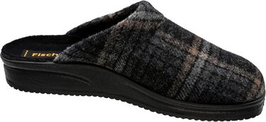 Домашні тапочки чоловічі Fischer Karomuster 204602 (41 EU, сірий)