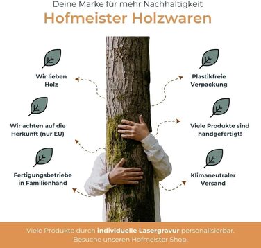 Набір дощок для нарізання з оливкового дерева HOFMEISTER, 2 шт, натуральна форма, 50×17-22,5×1,5 см, міцна сервувальна дошка