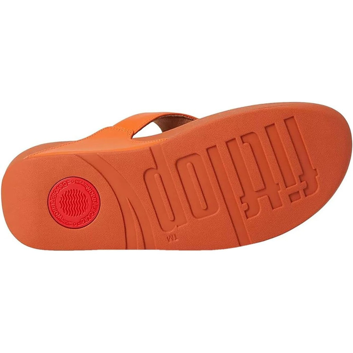 Сандалії жіночі Fitflop Lulu з шкіри, з підтримкою пальців, помаранчевий (37 EU)