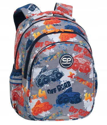 Багатовідсінковий шкільний рюкзак CoolPack, чорний, багатоколірний, 21 л