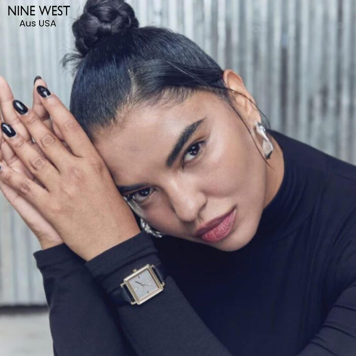 Жіночий наручний годинник Nine West з мілльярдним браслетом (Сріблястий)