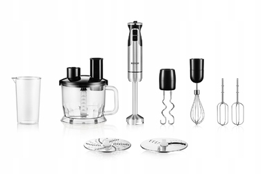 Погружний блендер Kerch Active 1800W, 800 Вт, сріблястий/сірий