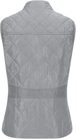 Жіноча тепла жилетка Steppweste, легка, з утеплювачем, вітро- та водонепроникна, з капюшоном, для активного відпочинку, сіра, розмір S