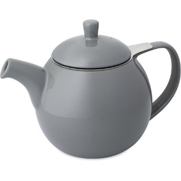 FORLIFE Curve Teapot with Infuser, 625 ml 24-Ounce / 710 ml (Gray)