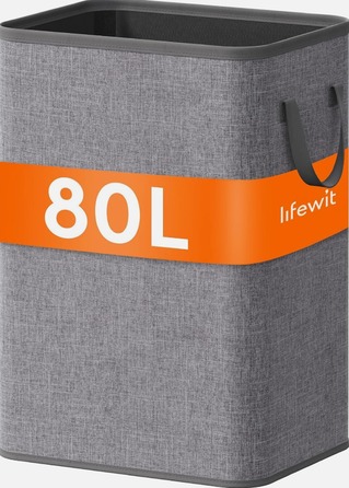Lifewit великий складаний кошик для білизни, 80 л