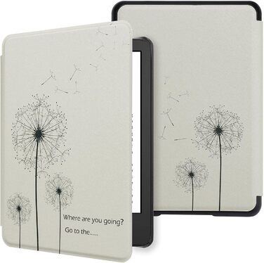 Чохол для Kindle 6' (2024/2022) WALNEW: PU шкіра, авто-сон/пробудження, Smart Cover для Ebook-Reader Kindle 6 дюймів