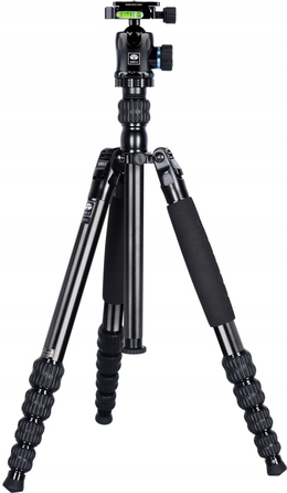 Комплект штатива Sirui T-1005 + голова E-10, 163 см, чорний