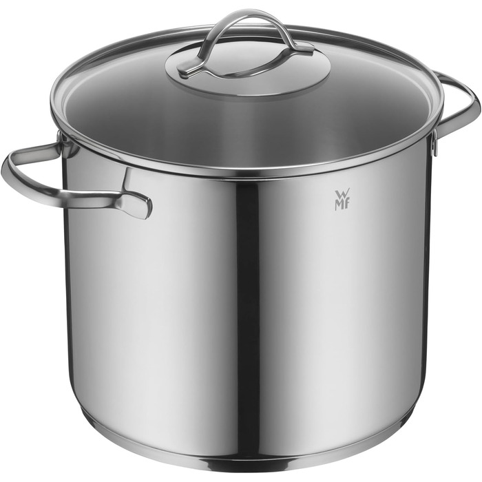 Каструля WMF Provence Plus для супу з овочами, 24 см, склокришка, 8.8 л, Cromargan нержавіюча сталь, велика каструля, підходить для духовки