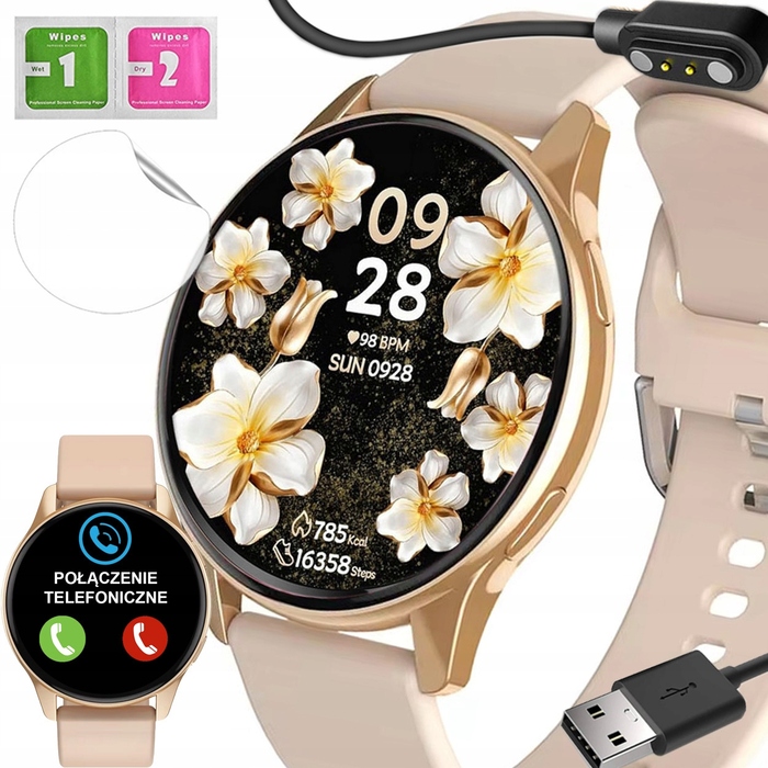 Жіночий смартгодинник Smart-Trend SMARTWATCH DAMSKI PRO T29, рожевий