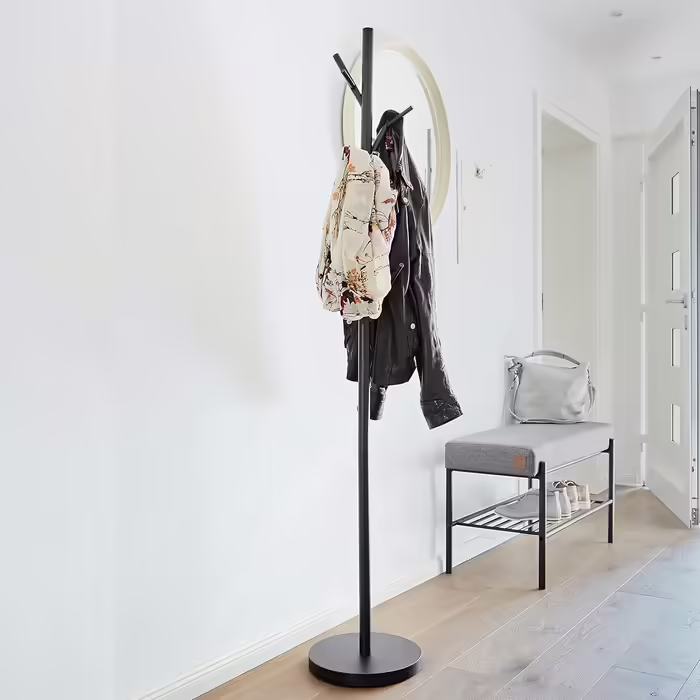 Вішалка для одягу LOVE IT STORE IT Loft, металева, 170 см, чорна, сучасна для передпокою, спальні, офісу