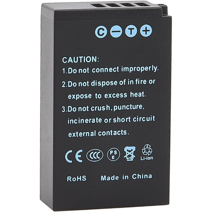 Акумулятори DSTE EN-EL20/EN-EL20a (2 шт.) з подвійним зарядним пристроєм для Nikon Coolpix