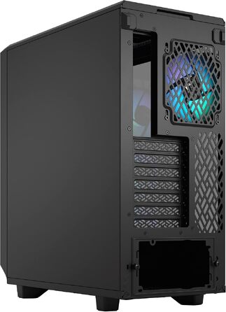 Корпус для ПК Fractal Design Meshify 2 Compact Black ATX Mid Tower, RGB, загартоване скло (Light Tint), високий повітряний потік
