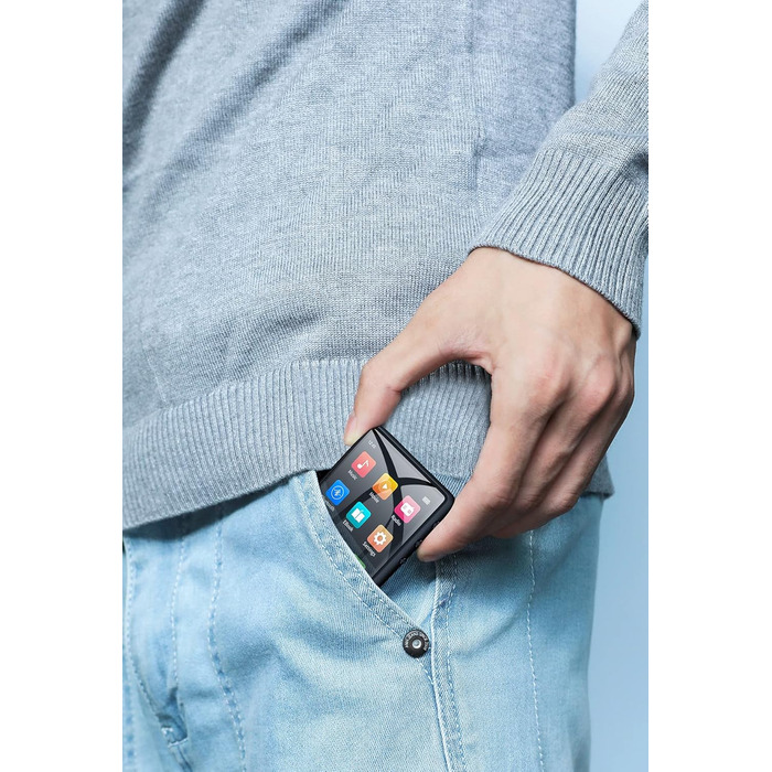 MP3 плеєр Mechen Bluetooth 32GB з динаміком, USB-C, FM-радіо, записом, Hi-Fi звук, тривалий час роботи, підтримка карт пам'яті, чорний