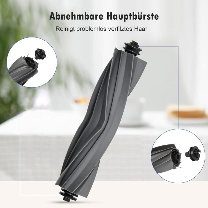 Набір аксесуарів для робота-пилососа Dreame L20 Ultra: 2 щітки, 6 мішків, 4 мокрі серветки, 4 HEPA-фільтри, 4 бічні щітки, 1 щітка для очищення