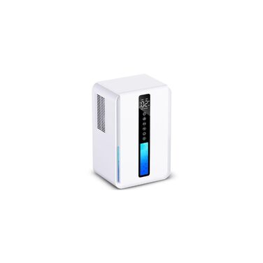 Електричний осушувач повітря 1.8L з антизаморожувальним захистом, 2 швидкості та 2 режими, таймер 48H, RGB підсвітка, для спальні, ванної кімнати та гуртожитку (2500 мл)