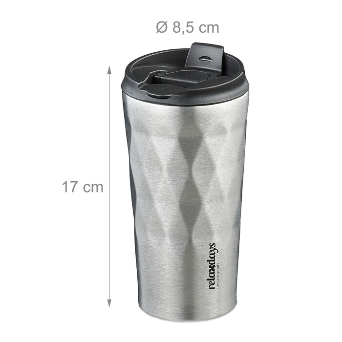 Relaxdays Stainless Steel Thermobecher 350ml