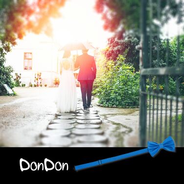 Метелик DonDon Herren синій, шовковистий, ручної роботи 12x6 см