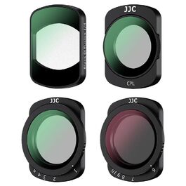Набір магнітних фільтрів JJC для DJI Osmo Pocket 3 (6 шт): ND8, ND16, ND32, ND64, ND256 та CPL-поляризаційний фільтр для екшн-камери