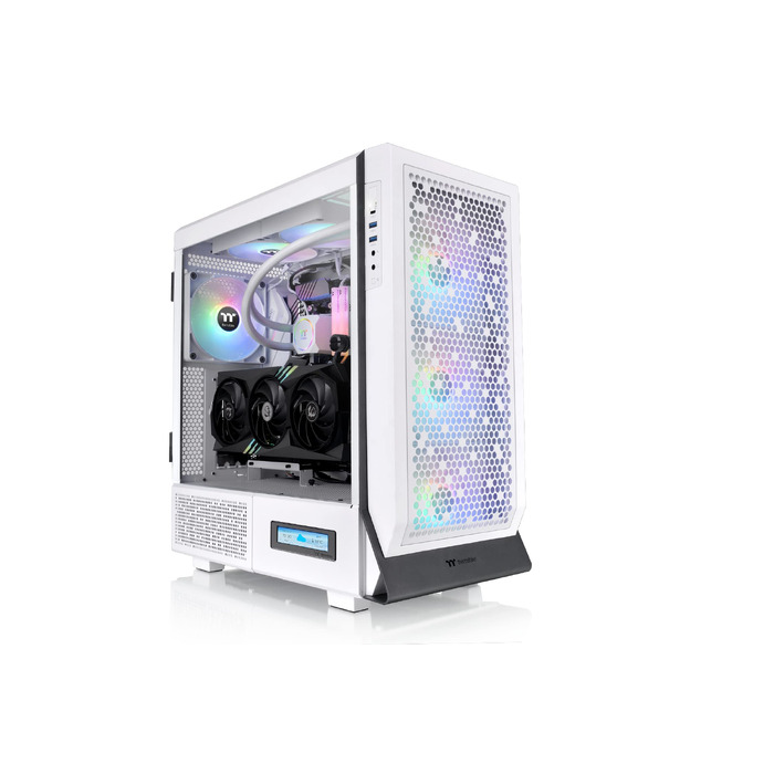 Корпус для ПК Thermaltake Ceres 500 TG ARGB Mid-Tower ATX/E-ATX, білий, 4 ARGB вентилятори, загартоване скло, USB-C
