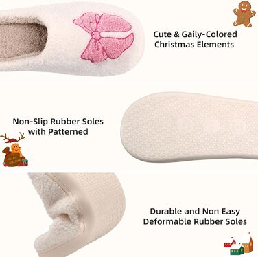 Теплі жіночі та чоловічі домашні тапочки з хутром для дому, зимові, з бантиком, розмір 36/37 EU, вузька форма