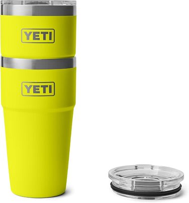 Термос YETI Rambler 20 oz (591 мл) з кришкою MagSlider, Firefly Yellow