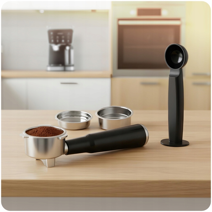 Ріжкова кавомашина Berdsen з капучинатором, тиск 20 бар, 1350 Вт