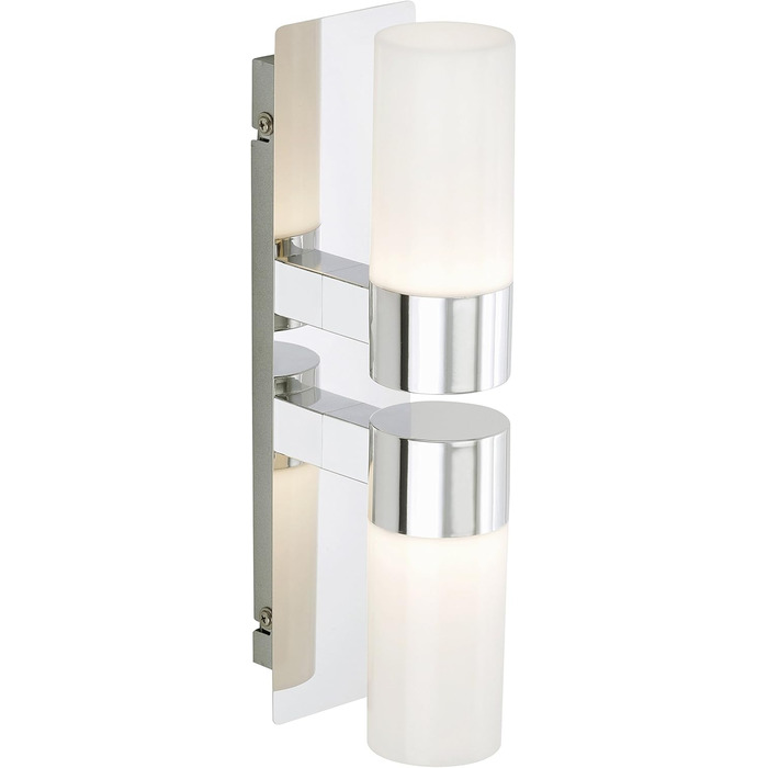 Briloner Leuchten LED Bathroom Lamp, Wall Light, Bathroom Lamp, Bathroom Fixture, Bathroom Ceiling Light, LED Bathroom Fixture, Bathroom Ceiling Lights, Bathroom Ceiling Lamp, Bathroom Wall Lights, Mirror Bathroom Lamp, Chrome