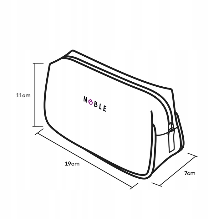 Косметичка Noble, чорна