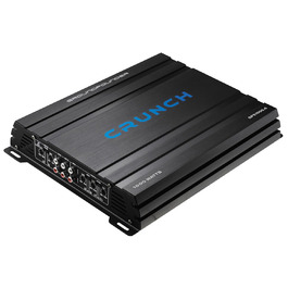 Crunch GPX-1000.4 4-канальний автомобільний підсилювач класу A/B, 4x125 Вт RMS на 2 Ом, 2x250 Вт мостом на 4 Ом, Bass Boost, фільтри HPF/LPF, RCA, 12V, Car HiFi