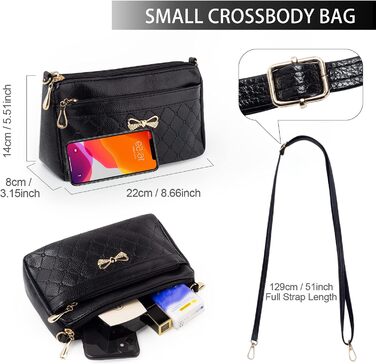 Сумка жіноча через плече біла з тисненням, легка PU шкіра, елегантна сумка-месенджер