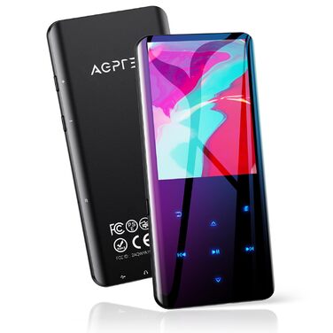 MP3 плеєр AGPTEK 64GB Bluetooth 5.3, 2.4