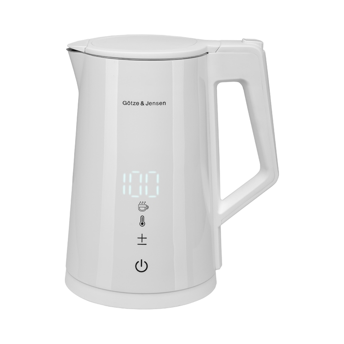Електричний чайник Götze & Jensen KT955W, 3000 Вт, 1,5 л, білий