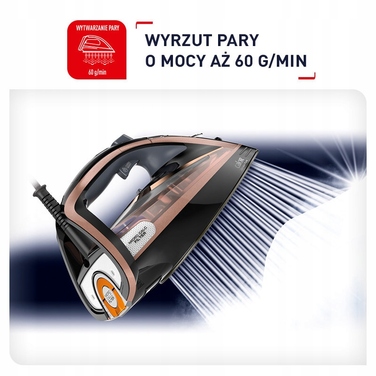 Парова праска Tefal Ultimate Pure 3200 Вт, з системою захисту від крапель та функцією автовимкнення