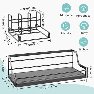 Тримач для зубних щіток у ванну кімнату, органайзер на 6 слотів, швидковисихаючий, для електричної зубної щітки, з абсорбуючим гелем, чорний