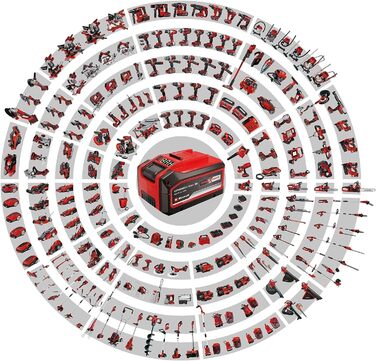 Einhell Cordless Universal Blower GC-CL 18/1 Li E-Solo Power X-Change (18 V, Li-Ion, Airflow 210 km/h, 2-piece pipe, electronic speed control, without battery and charger)