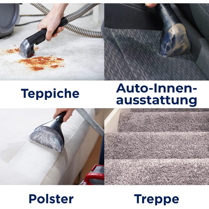 Портативний мийник для килимів, меблів та авто BISSELL MultiClean Spot&Stain 4720 M | З формулою та аксесуарами