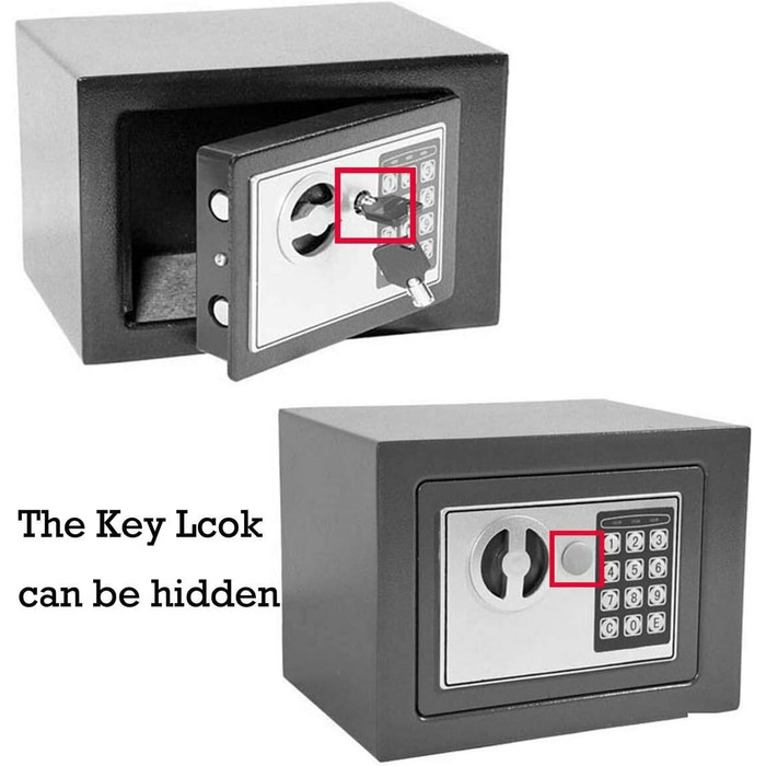 Електронний сейф Klein Tresor: водонепроникний, для зброї, боєприпасів, грошей, ювелірних виробів та документів. Об'єм 4.6L, сірий колір