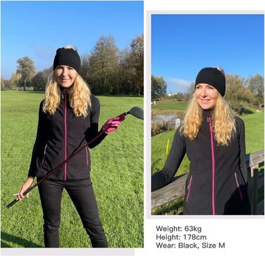 Жіноча флісова жилетка Soneven для активного відпочинку: біг, походи, їзда верхи. Легка, тепла, вітрозахисна, з блискавкою. Чорний колір, розмір M.