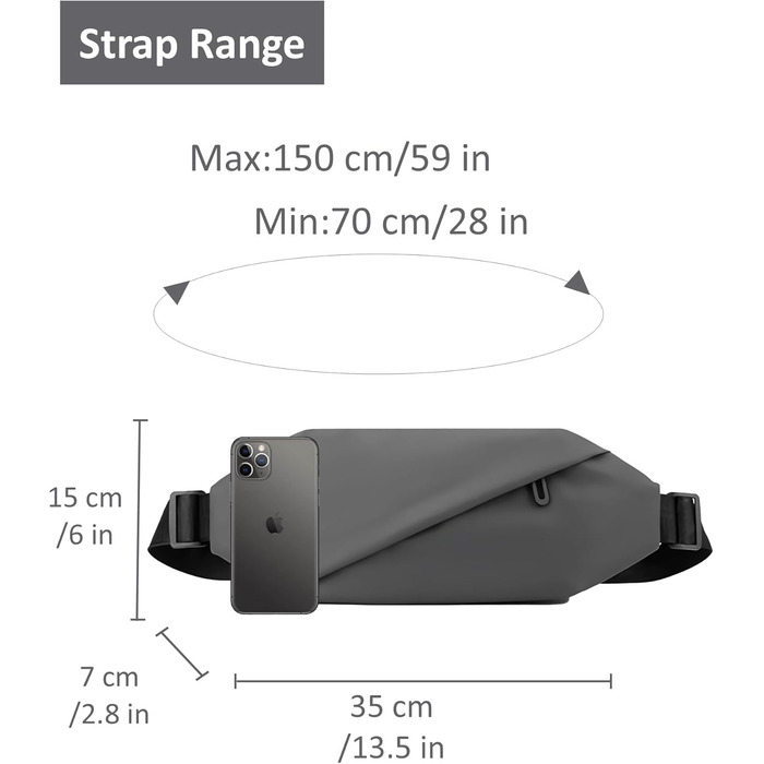 Поясна сумка чоловіча/жіноча велика, з PU шкіри, водонепроникна, для спорту, подорожей, бігу, піших прогулянок, захист від крадіжки, елегантна, темно-зелена