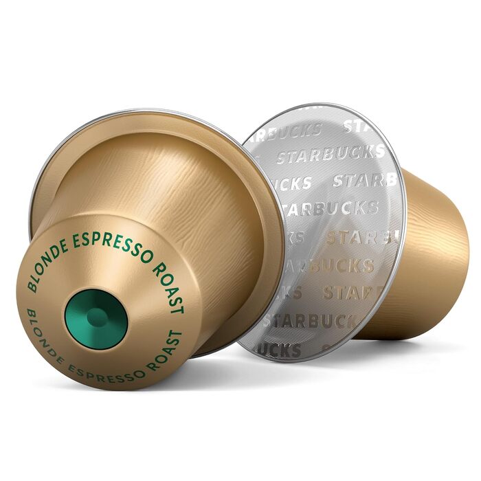 Кава Starbucks Blonde Espresso Roast сумісна з Nespresso, 100 капсул, 53г